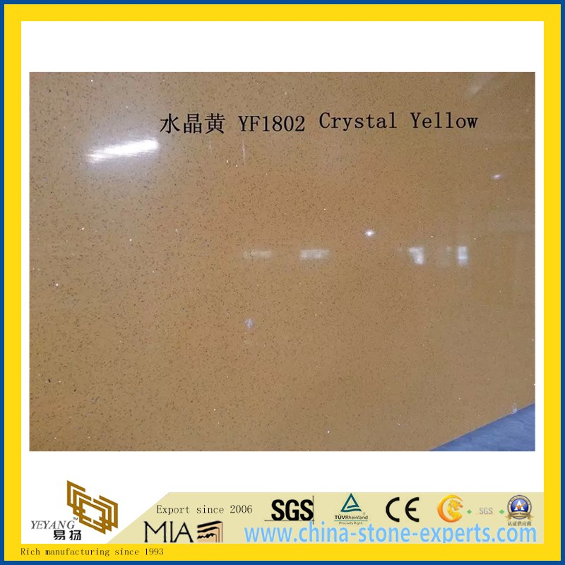 Crystal Yellow Quartz Stone for Indoor Decoration