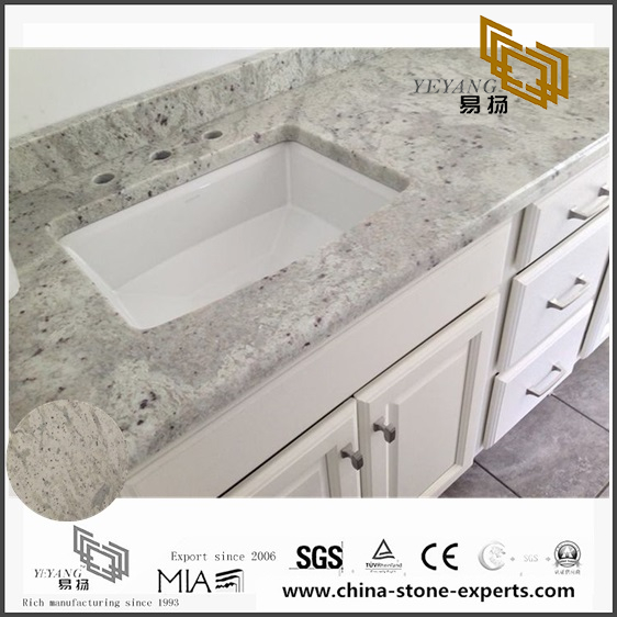 Popular Andromeda White Granite Counter tops for Bathroom Design (YQW-GC071409)