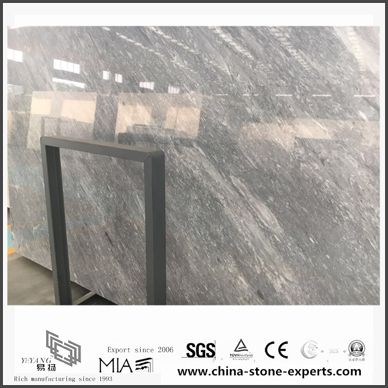 Roman Ice Grey Marble for Bathroom Floor Tiles(YQW-MS0621002)