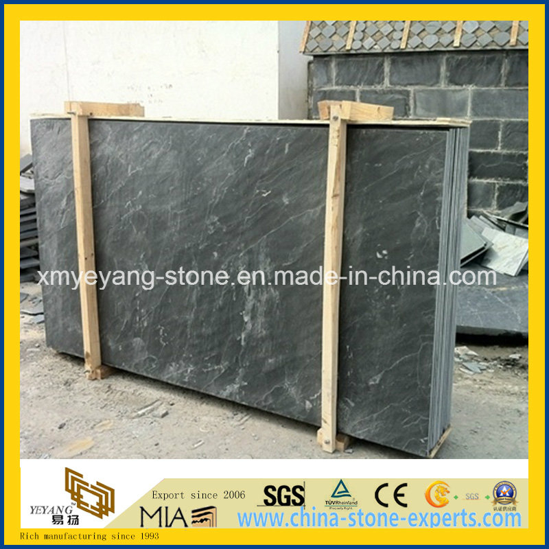 Precut Natural Black Slate Slab for Roofing or Flooring