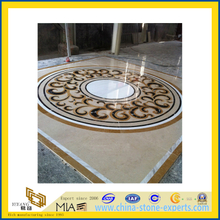 Marble Floor Waterjet Medallion for Interior Decoration (YQA)