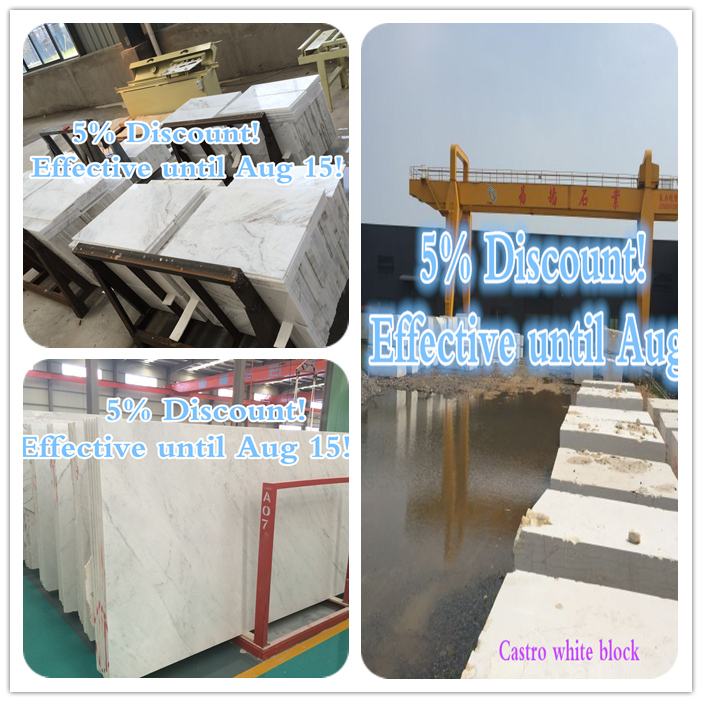 Big Promotion NEWS About Castro white Marble from YEYANG Stone Factory
