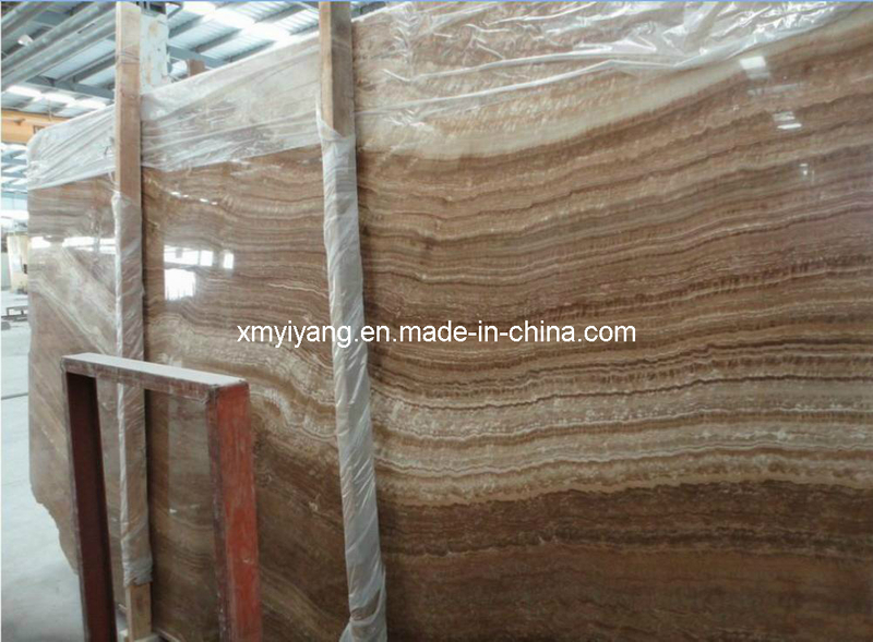 Brown Wood Vein Marble for Countertop, Sink, Slab, Tile