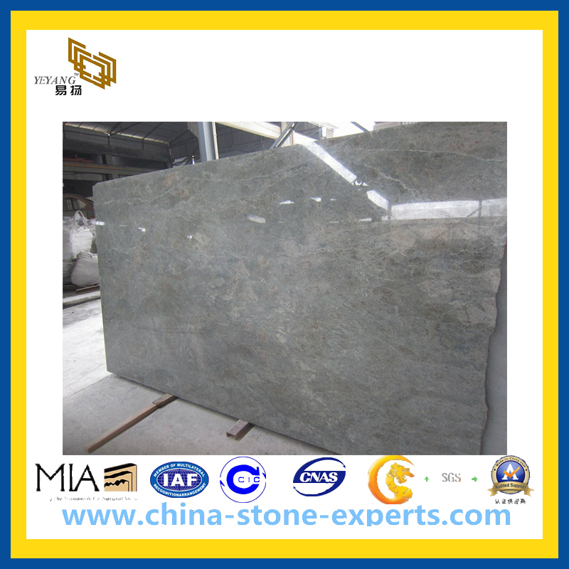 Seawave Green Granite Slab for Kitchen Countertop (YQZ-GS)