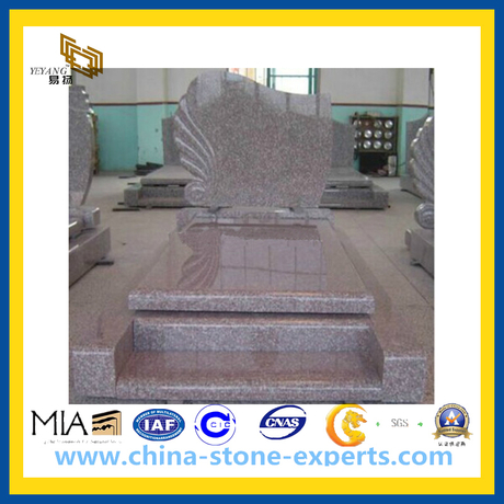 European Granite Tombstone with Polished Surface (YQZ-MN)