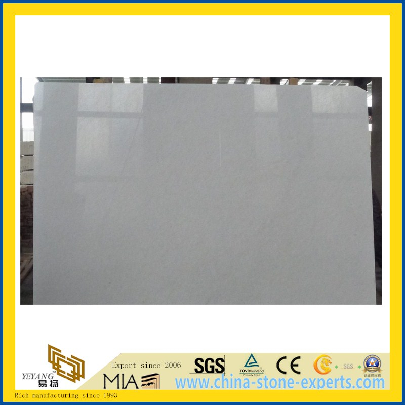 Vietnam Crystal White Pure Marble Stone Slabs for Floor/Wall