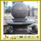 Hand Carved G603 Granite Ball Fountain for Outdoor Plaza Project