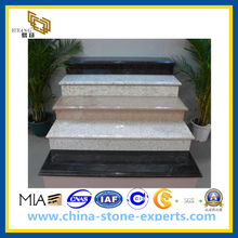 Black/White/Grey Granite Steps Stair For Interior And Exterior(YQG-GS1023)