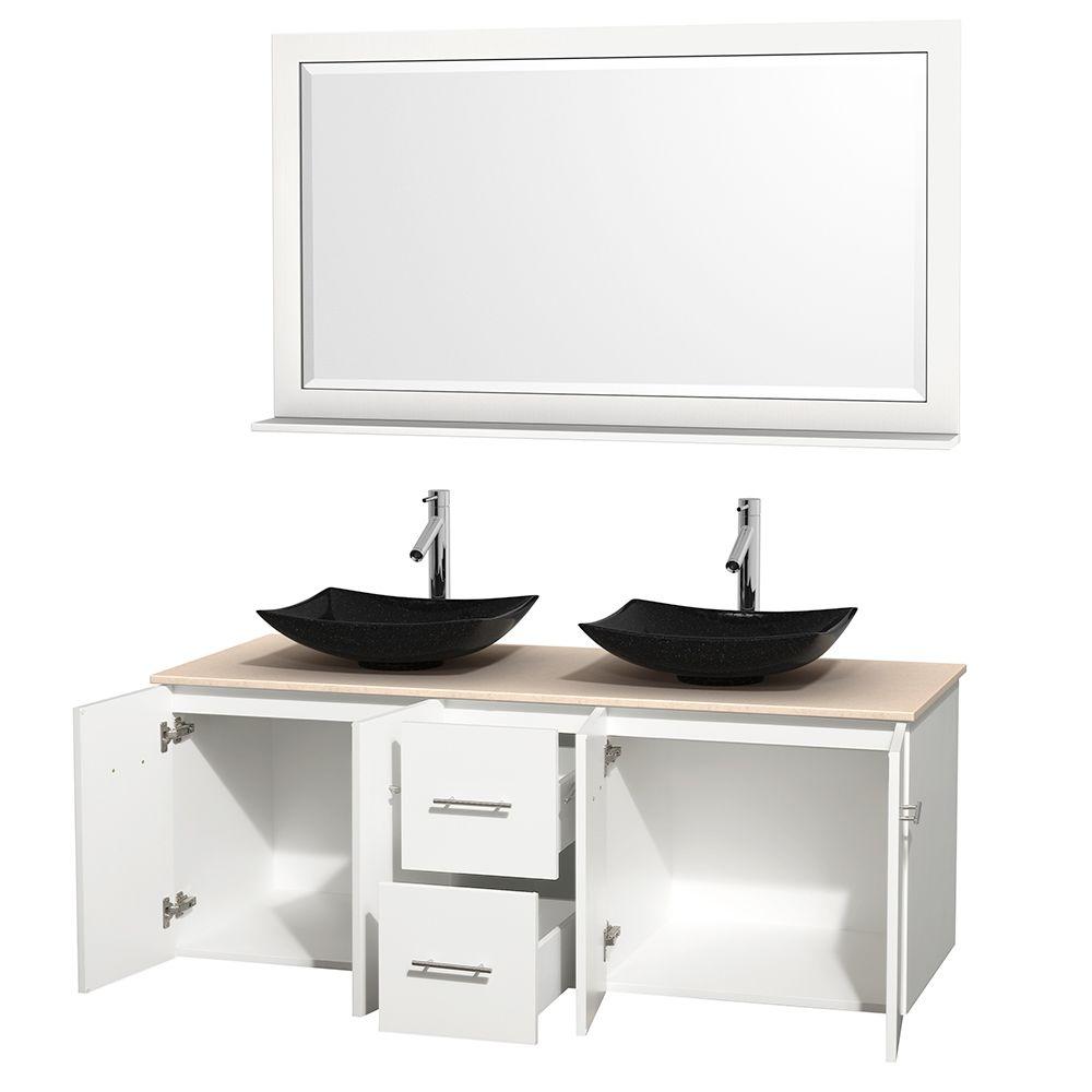 CE Prefabricate Quartz Solid Surface Bathroom Vanity Top with Sinks(YQW-QV10002)