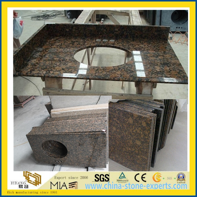 Baltic Brown granite Vanity top for bathroom --YYS005