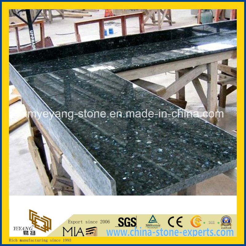Fabricated Emerald Pearl Granite Counter Top for Kitchen