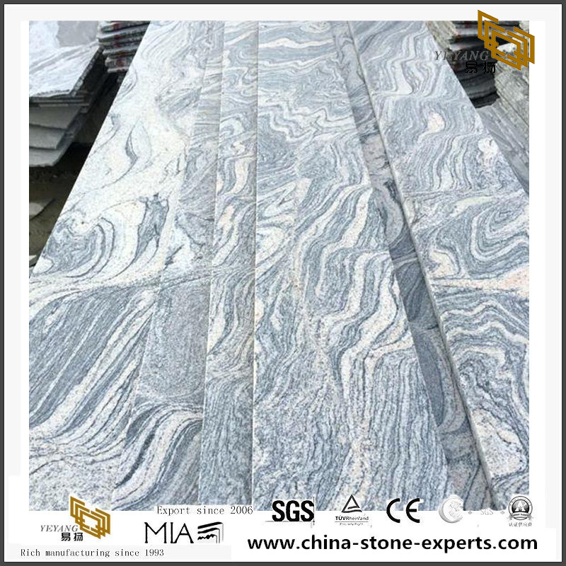 Dark Grey Colombo Juparana Granite Tiles For Countertop