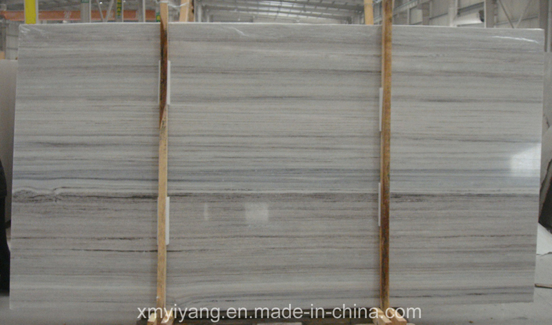 Chinese Crystal Wood Vein/New Paris Wood Grain Marble Slab (YY-VCWVMS)