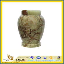 Green Traditional Onyx Marble Cemetery Cremation Urn for Heasstone(YQG-LS1024)