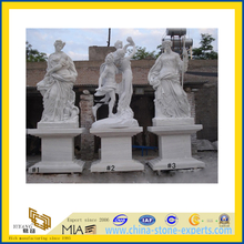 White Marble Art Figure Carving Sculpture / Statue for Garden, Landscape(YQG-LS1009)