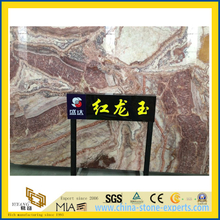 Luxury Red Dragon Jade Slab for Background Wall or Flooring