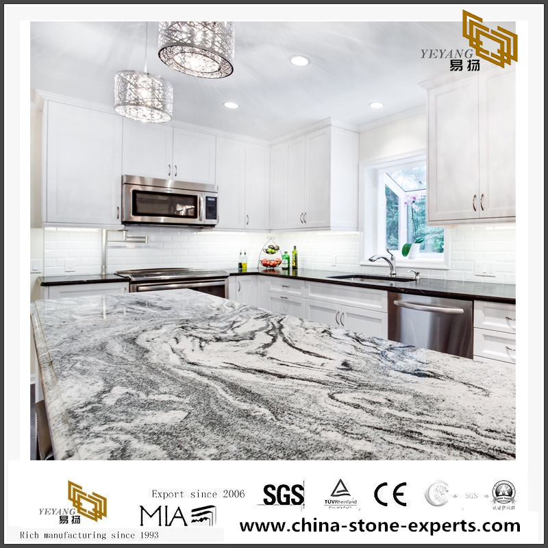 Granite Silver Cloud Kitchen Countertop Polished Granite