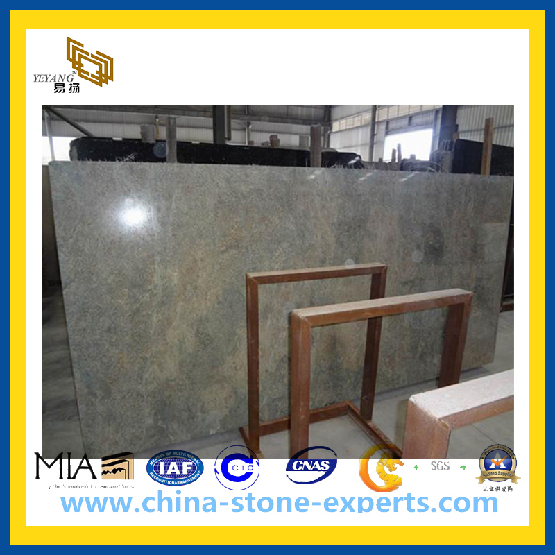 Green Granite Countertop Slab for Kitchens (YQZ-GS)