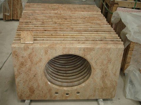 Gold Autumn Granite vanity top for bathroom,kitchen (YQT)
