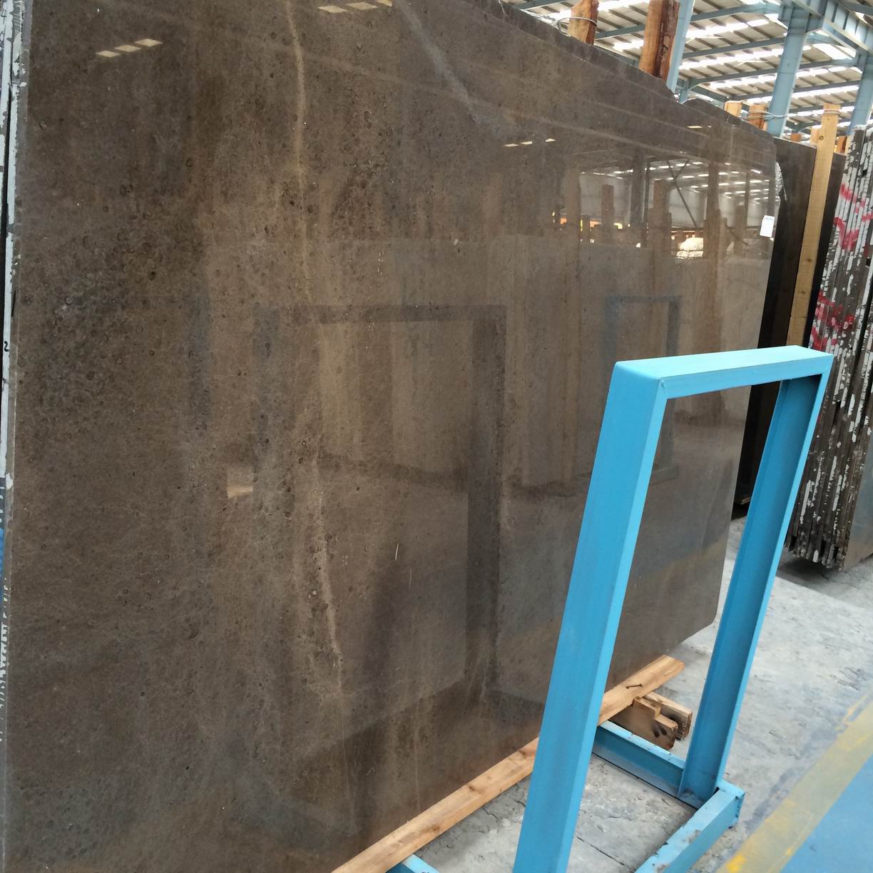 Polished Coffee Dark Emperador Marble Slab for Floor Tiles