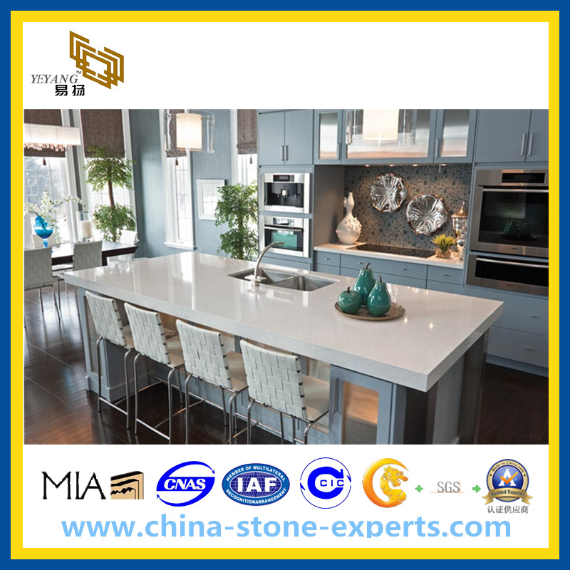 Artificial Quartz Stone Countertop for Kitchen and Bathroom(YYL)