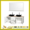 CE Prefabricate Quartz Solid Surface Bathroom Vanity Top with Sinks(YQW-QV10002)