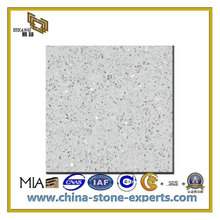 Natural Polished Artificial Quartz Slabs for Countertop and Floor Tiles (YQC)