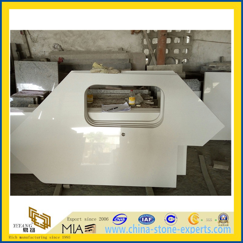 Artificial Quartz Stone Countertop for Kitchen and Bathroom(YYL)