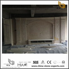 Diy White & Beige Marble Backgrounds for Hotel Design (YQW-MB0726022）