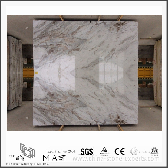 TOP New Arrival Arabescato Venato White Marble for Indoor Decoration (YQW-MSA21010)