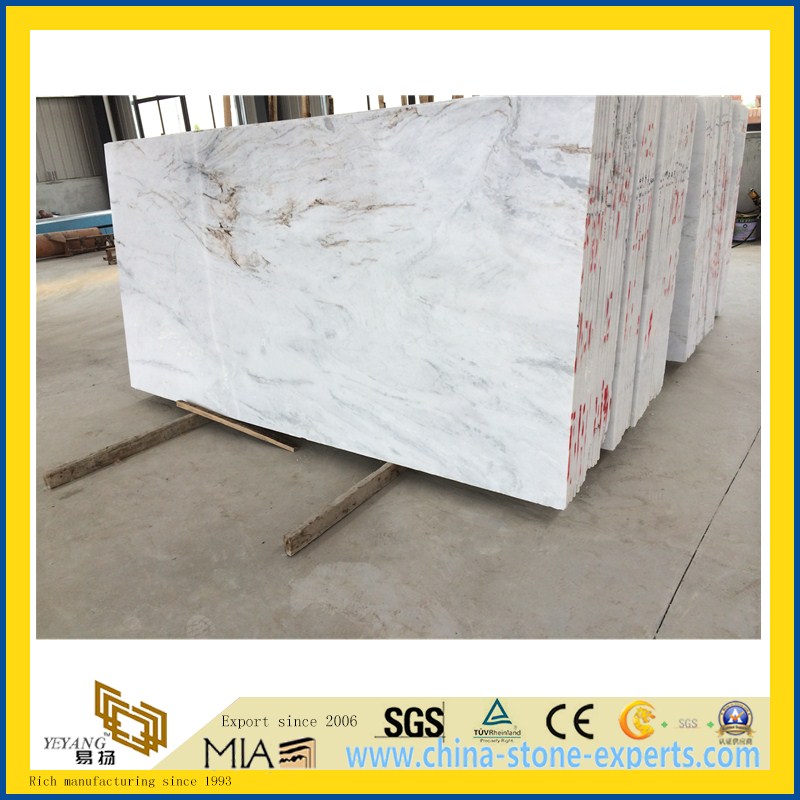 Castro White Marble Building Decorative Material for Construction Floor / Wall