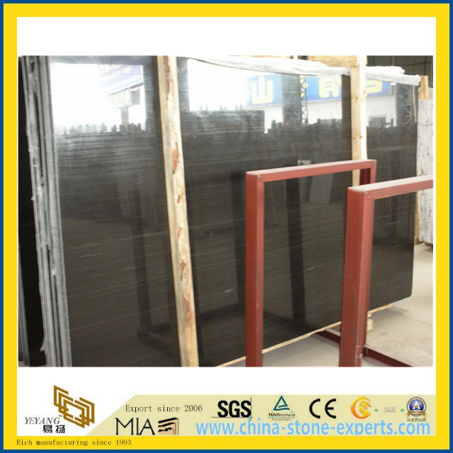 Black Wood Vein Marble Slab (yys-027)