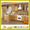 Pure White/Black/Yellow/Grey/Green Polished Artificial Quartz/Granite/Marble Stone Countertop for Kitchen/Vanitytop/Hotel/Bathroom