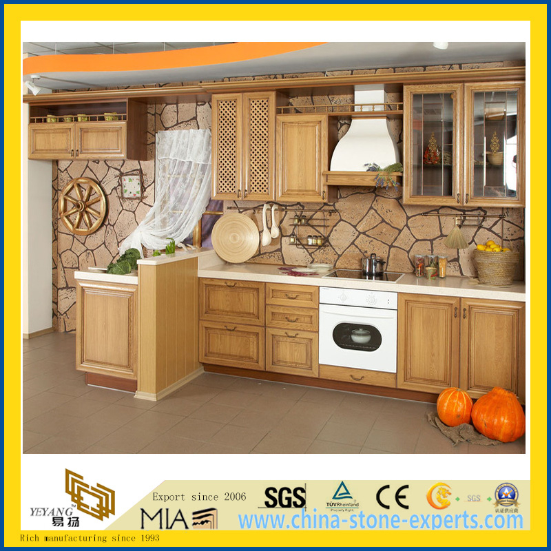 Pure White/Black/Yellow/Grey/Green Polished Artificial Quartz/Granite/Marble Stone Countertop for Kitchen/Vanitytop/Hotel/Bathroom