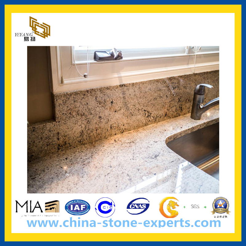 Brazil Millenium Cream White Granite Countertop for Kitchen Bathroom Vanity Top(YQA-GC)