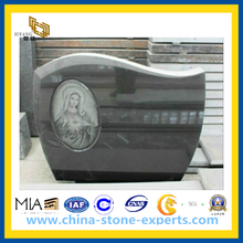 Granite Carving Tombstone / Monument - Shanxi Black