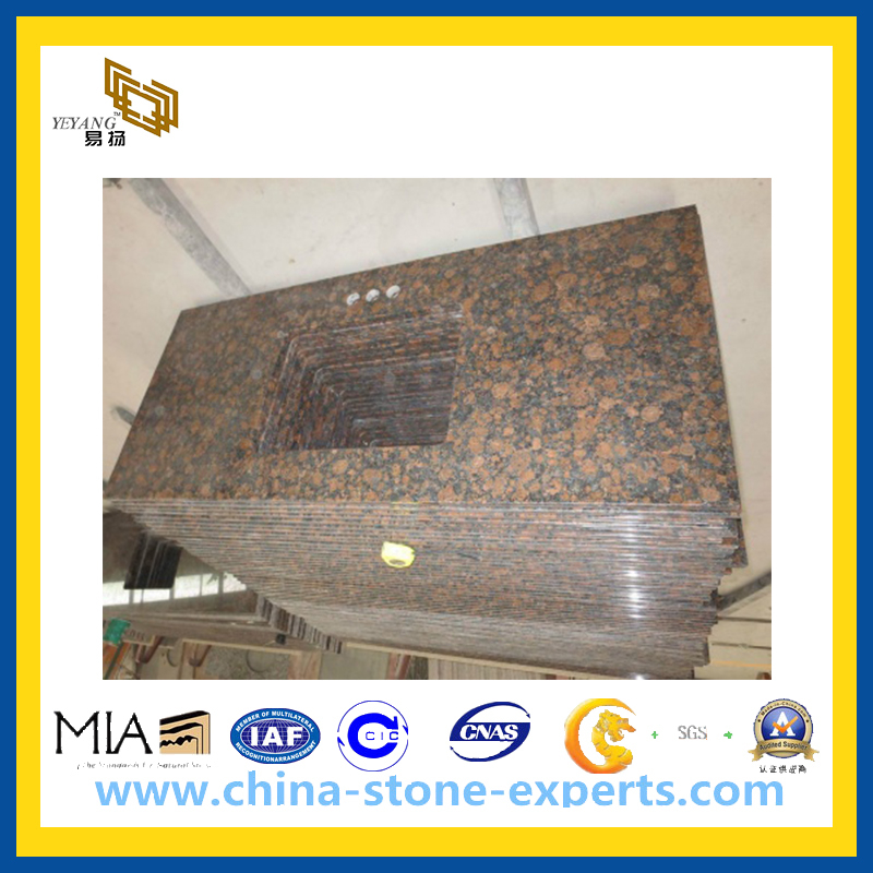 Baltic Brown Granite Vanity Top and Countertop for Kitchen (YQA-GC)