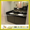 Prefab Black Quartz Commercial Vanity Top for Public Bathroom