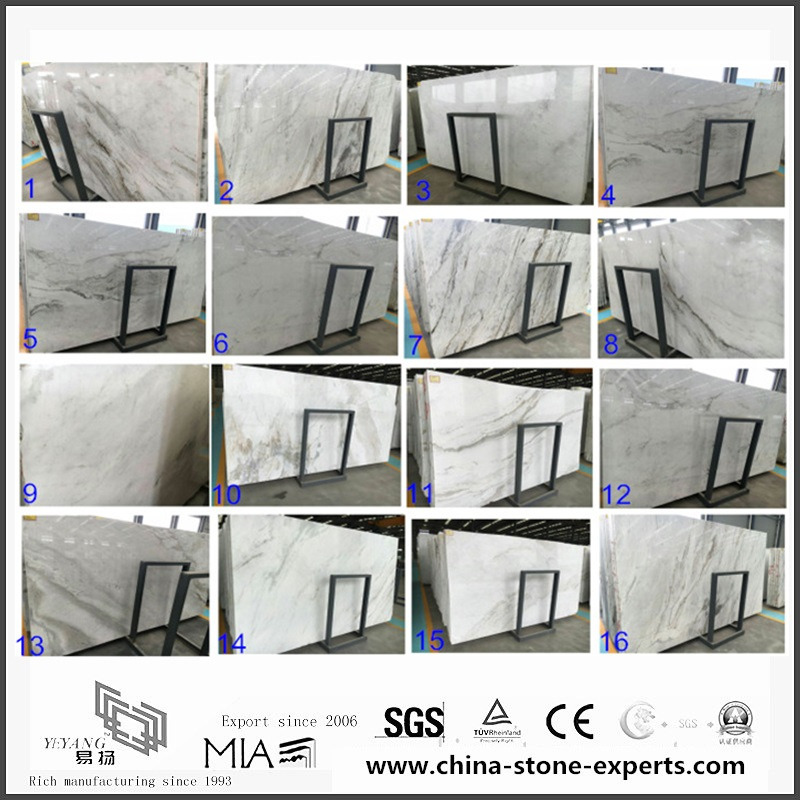 Nice Arabescato Venato White Marble for Bathroom Decoration (YQW-MSA051401)YQW-MSA0624001 Lan）