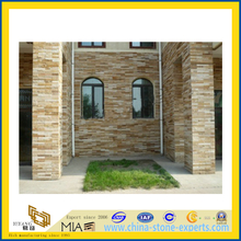 Yellow Stone Slate Culture Stone for Wall Tile (YQA-S1048)