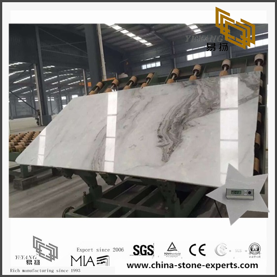 Hot Selling Artistic Arabescato Venato White Marble for Backgrounds (YQW-MSA070603）
