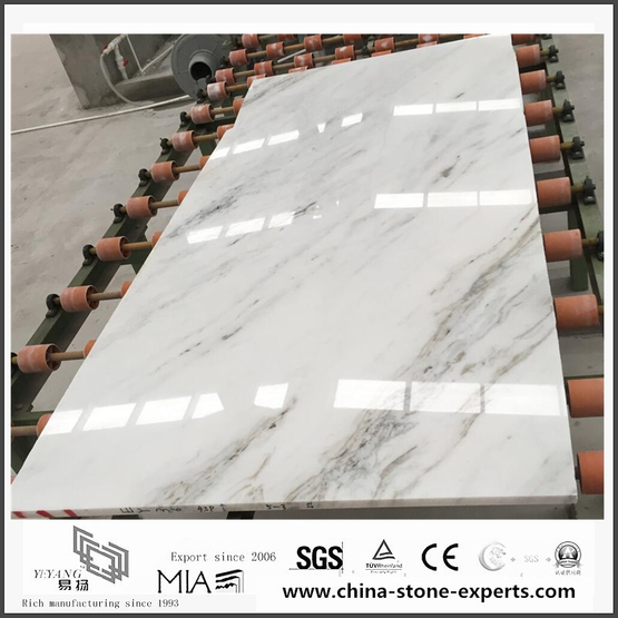 New Quality Arabescato Venato White Marble for Bathroom Decoration (YQW-Alice060201)