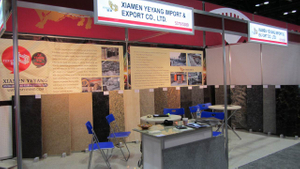 Stone Fair：Xiamen Yeyang Stone Factory Booth in Covering 2012