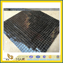 Black Galaxy Granite Stone Mosaic for Bathroom (YQZ-M)