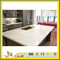 SGS Custom White Calacatta Artifical Quartz Stone Countertop for Kitchen, Island(YQW-QC8023)