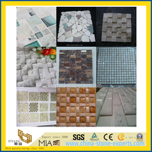 Mix Color Polished Natural Stone Marble Mosaic Tile for Floor/Wall