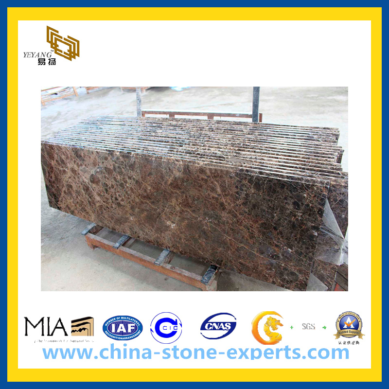 Dark Emperador Marble Countertop for Indoor Decoration