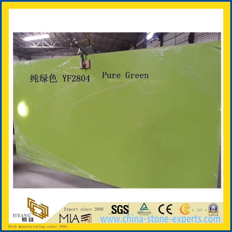 Classic White/Blue/Green/Pink/Black/Yellow Engineered Artificial Quartz Stone for Landscaping/Decorative/Garden/Cladding/Wall