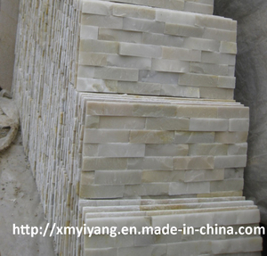 White Quartz Cultured Stone for Wall Cladding