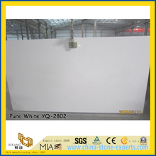 Hot Sale Pure White Quartz Stone Slabs (YQ-2802)